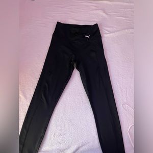 Puma black leggings with pockets